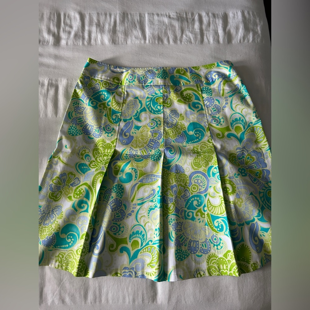 Melanie Lyne Vibrant Floral A-Line Skirt